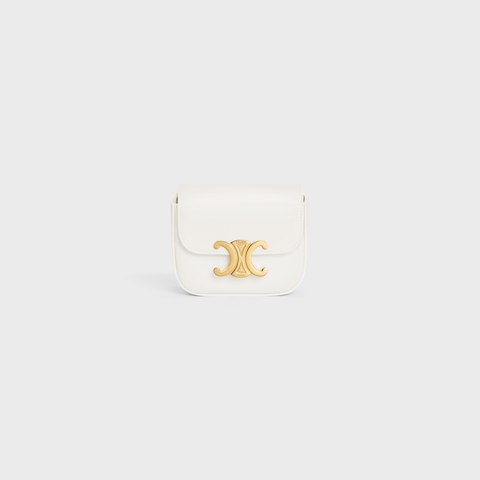 MINI CLAUDE IN SHINY CALFSKIN WHITE - Image 1